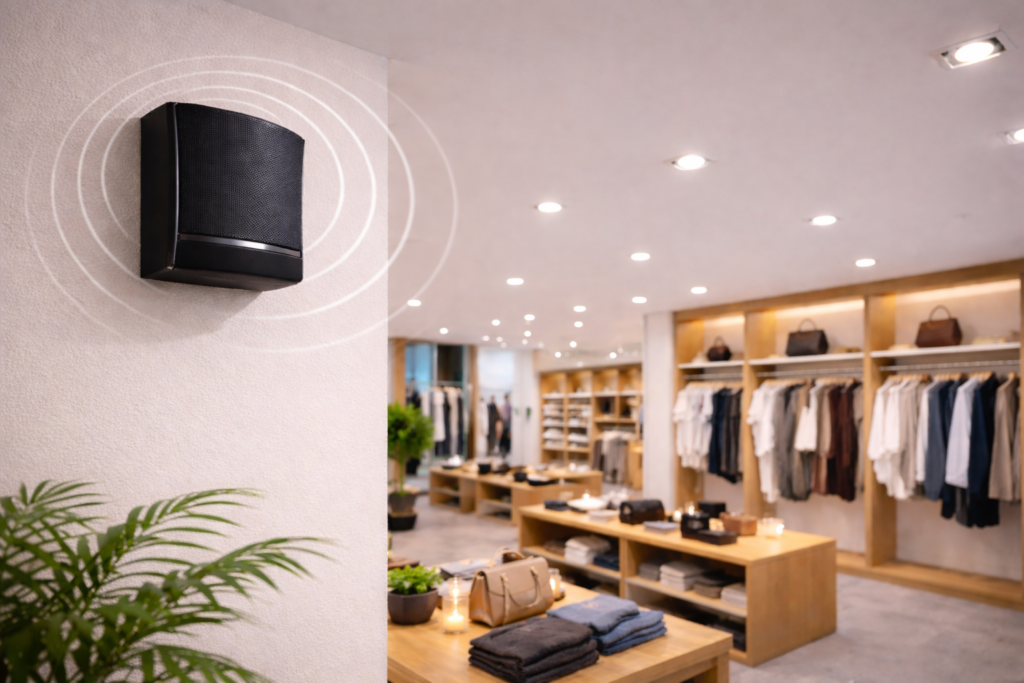 sonorisation de boutique 