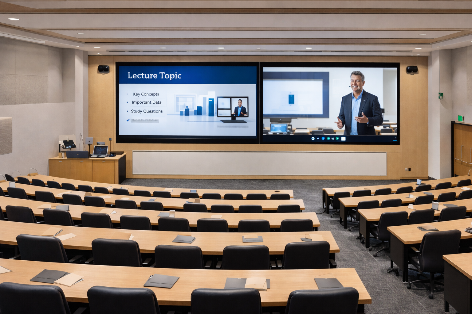 Amphithéâtre et grandes salles